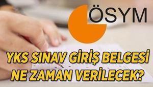 2026 YKS sınav giriş yerleri belgesi ne zaman yayınlanacak