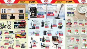 1 MAYIS CUMA BİM AKTÜEL KATALOĞU: BİMde bu hafta hangi ürünler indirimde Yeni afiş ürünleri raflarda Philips espresso makinesi, şarjlı süpürge, rattan koltuk, Hot Wheels arabalar, mikrodalga fırın, hamur yoğurma makinesi...