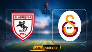Galatasaray şampiyonluk için Samsunspor deplasmanında
