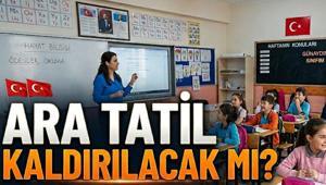 OKULLARDA ARA TATİL KALDIRILACAK MI 2026-2027 Eğitim yılında ara tatil olmayacak mı Yaz tatilinin süresi değişecek mi