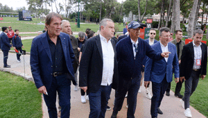 Gençlik ve Spor Bakanı Osman Aşkın Bak, Turkish Airlines Open 2026 Golf Turnuvası ödül töreni için Antalyada