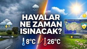 HAVALAR NE ZAMAN ISINACAK Bu hafta hava nasıl olacak Yağmur kaç gün yağacak
