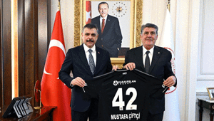 Beşiktaşta Başkan Serdal Adalı, İçişleri Bakanı Çiftçiyi ziyaret etti