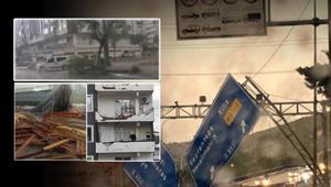 Süper hücre şehri talan etti Gaziantepte yağmur, dolu, fırtına ve hortum aynı anda etkili oldu