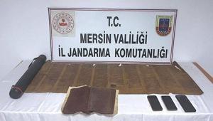 Mersinde tarihi eser operasyonu Tevrat ele geçirildi
