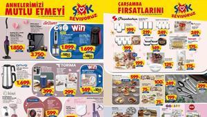 ŞOK 6-12 MAYIS AKTÜEL KATALOĞU | ŞOK 6-12 Mayıs aktüel kataloğunda hangi ürünler satışa çıkacak Desenli Meşrubat Bardağı 3lü, Cam Kahvaltı Seti, Kapsül Kahve Makinesi, Dikey Elektrikli Süpürge, Çelik Çay Makinesi...