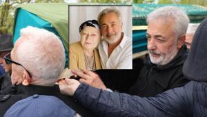 Mehmet Aslantuğun acı günü Annesini son yolculuğuna uğurladı