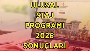 ULUSAL STAJ PROGRAMI SONUÇLARI 2026: Ulusal Staj Programı ne zaman açıklanacak 2026 USP sonuçları nereden nasıl, sorgulanır