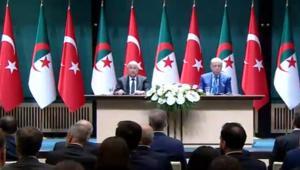 Cezayir Cumhurbaşkanı Ankarada İki ülke arasında işbirliği anlaşmaları imzalanıyor