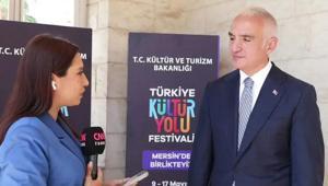 Kültür ve Turizm Bakanı Mehmet Nuri Ersoy CNN TÜRK’te Mersinde Kültür Yolu Festivali başlıyor