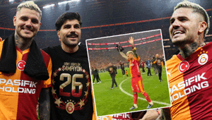 Galatasarayda Icardiden duygusal veda Taraftardan büyük sevgi gösterisi
