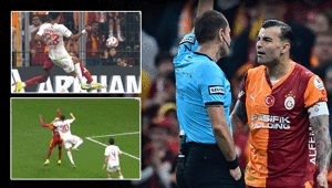Galatasaray-Antalyaspor maçının tartışmalı pozisyonlarını eski hakemler yorumladı Osimhenin düşüşü abartılı