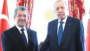 Erdoğan, IKBY Başbakanı Barzani’yi kabul etti: İstanbul’da sürpriz buluşma