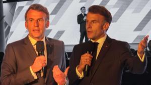 Macron, Afrikada sahneye çıkıp katılımcılara bağırdı Kendini sömürgeci gibi davranmaktan alıkoyamıyor