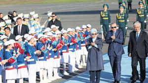 Astana semalarında jetli karşılama
