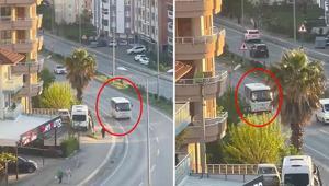 Saniye saniye kaydedildi, cezası ağır oldu Bartında geri geri giden minibüsçüye dudak uçuklatan ceza