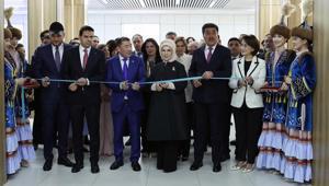 Emine Erdoğan, Kazakistanda Sıfır Atık Eğitim Laboratuvarının açılışını yaptı