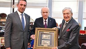 MHP lideri Bahçeli, Rahmi Koç ile Ali Koçu kabul etti