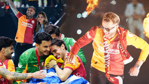 Galatasaray şampiyonluğunu taraftarıyla kutladı Barış Alper Yılmazın horunu, Torreiranın gözyaşları