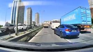 Trafikte makas atan sürücünün ehliyetine el konuldu, 96 bin lira ceza yazıldı