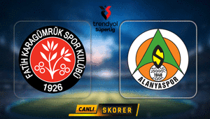 CANLI | Süper Ligde Fatih Karagümrük - Alanyaspor maçı