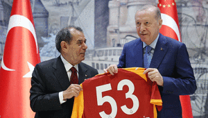Cumhurbaşkanı Recep Tayyip Erdoğan, Süper Lig şampiyonu Galatasarayı kabul etti
