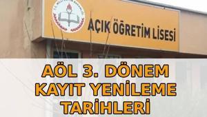 AÖL 3. DÖNEM KAYIT YENİLEME TARİHLERİ 2026: Açık lise kayıtları ne zaman 2026 AÖL 3. dönem sınavları ne zaman yapılacak