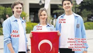 19 Mayıs ruhunu sete taşıdılar