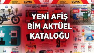 YENİ BİM KATALOĞU BİMde bu hafta hangi ürünler indirimde BİM Aktüel kataloğu Cuma indirimleri: Katlanabilir bisiklet, plaj sandalyesi, çadır, piknik çantası, basmalı çelik termos, para sayma makinesi, derin dondurucu...