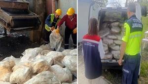 Her an sofranıza gelebilirdi Tekirdağda durdurulan minibüsten 1,2 ton hastalıklı sakatat çıktı