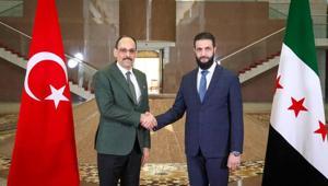 MİT Başkanı İbrahim Kalın Suriye Devlet Başkanı Ahmed eş-Şara ile görüştü