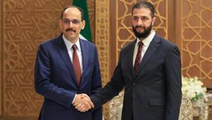 MİT Başkanı İbrahim Kalın Suriye Devlet Başkanı Ahmed eş-Şara ile görüştü