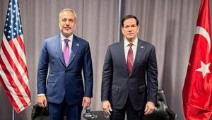 Dışişleri Bakanı Hakan Fidan, ABDli mevkidaşı Rubio ile görüştü