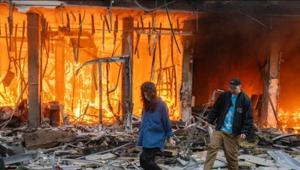 Ukraynanın başkenti Kieve yoğun bombardıman Rusyanın ölümcül füzesi Oreşnik kullanıldı iddiası