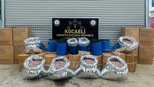 Kocaelide 1 ton 80 kilogram uyuşturucu ham maddesi ele geçirildi