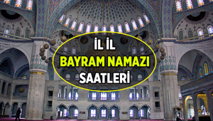 İLDEN İLE DEĞİŞİYOR 🕌 Kurbanda bayram namazı saat kaçta kılınacak İstanbulun, Ankaranın, İzmirin ve diğer illerin bayram namazı saati kaç Diyanetten Kurban Bayramı Namaz Vakitleri