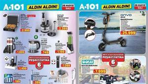 YENİ A101 AFİŞ 26 MAYIS SALI | A101 ALDIN ALDIN AKTÜEL KATALOĞU | A101 Aldın Aldın aktüel kataloğunda bu hafta Salı günü hangi ürünler satışa çıkacak Çok Fonksiyonlu Yazıcı, Kablosuz Kulak İçi Kulaklık, Dijital Baskül, Döner Başlıklı Diş Fırçası, Boyun Masaj Aleti...
