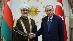 Cumhurbaşkanı Erdoğan, Umman Sultanı Heysem Bin Tarık ile görüştü