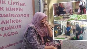 Kaşla göz arası torunlarının bayramlık parasını çaldılar Pazarcı kadının gözyaşları yürek burktu