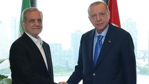 Cumhurbaşkanı Erdoğan, İran Cumhurbaşkanı Pezeşkiyan ile görüştü