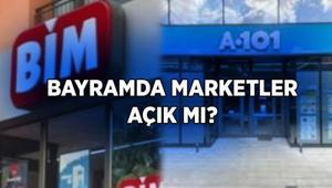 BİM, A101 MARKETLER BAYRAMDA AÇIK MI 27-28-29-30 Mayıs BİM, A101, ŞOK, MİGROS açık mı Bayramda marketlerin çalışma günleri