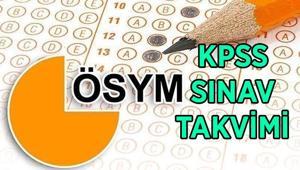 KPSS SINAV TAKVİMİ 2026: KPSS Ortaöğretim, Ön Lisans, Lisans, DHBT ne zaman, hangi gün yapılacak, başvurular ne zaman başlıyor