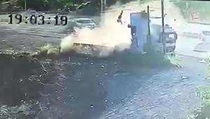 Tekirdağda korkunç kaza Midibüsün çarptığı kamyonet takla attı: 1 ölü, 8 yaralı