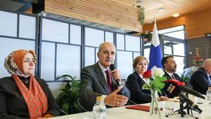 TBMM Başkanı Kurtulmuş, Finlandiyada Türk ve Tatar toplumu temsilcileriyle bir araya geldi