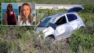 Aydında otomobil şarampole uçtu: 2 ölü