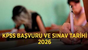2026 KPSS BAŞVURU VE SINAV GÜNÜ: KPSS önlisans, lisans ve ortaöğretim sınavı ne zaman yapılacak KPSS başvurusu 2026 başladı mı