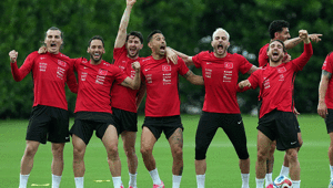 A Milli Futbol Takımı Miamide ilk antrenmanını yaptı