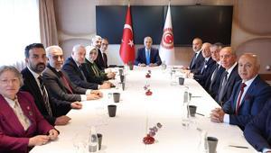 TBMM Başkanı Kurtulmuş, Süryani toplumu temsilcilerini kabul etti