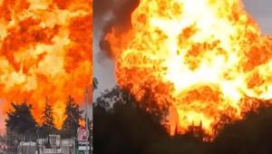 LPG tankeri bomba gibi patladı 2 bin kişi tahliye ediliyor