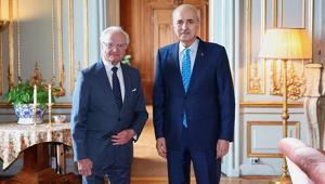 TBMM Başkanı Kurtulmuş, İsveç Kralı Gustaf tarafından kabul edildi